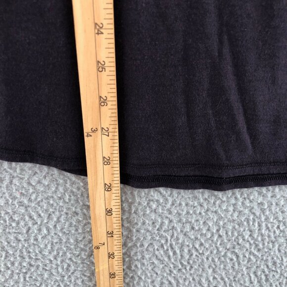 J Jill Top Womens Small Purple Floral Fit Relaxed Shirttail Modal Blend Tee Knit - Picture 9 of 10